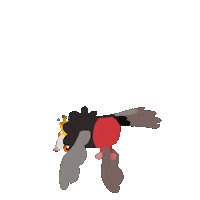 Queen Bird Sticker by odom