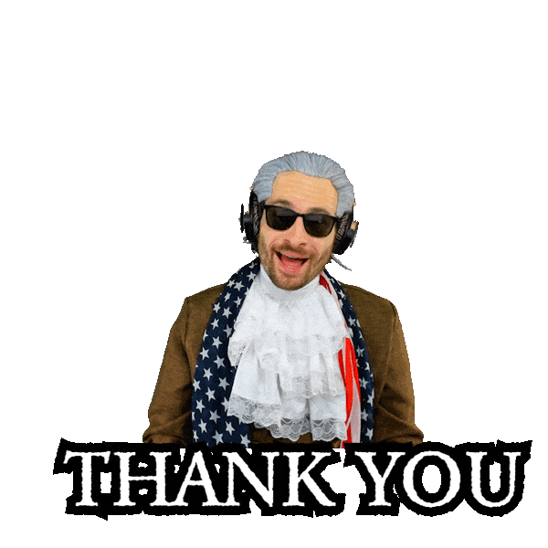 About Time Thank You Sticker