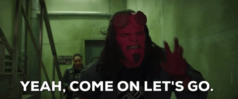 come on horns GIF by Hellboy Movie