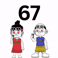 6 7 Sixtyseven GIF by Zhotcita