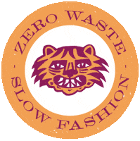 pajama_pantry tiger zero waste slow fashion pajama party Sticker