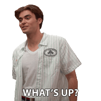 Hows It Going Whats Up Sticker by NETFLIX