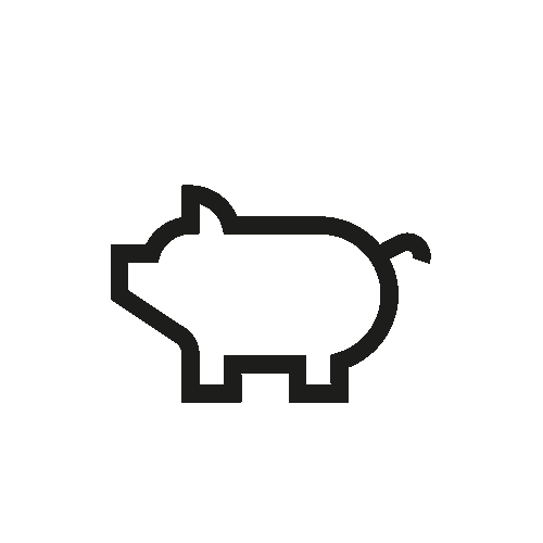 RadiantPIG giphyupload pig piggy digitalmarketing Sticker