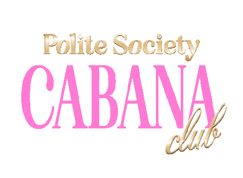 Beach Club Summer Sticker by Polite Society