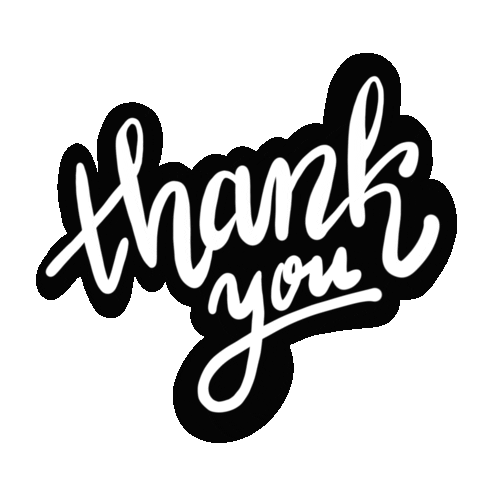 Thanks Thank You Sticker