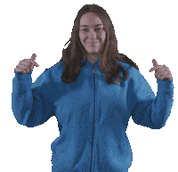 StreckTransport girl here finger zeigen Sticker