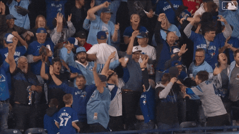 Celebrating Home Run GIF by Toronto Blue Jays
