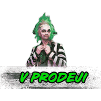 Beetlejuice Sticker by hdkdivadlokarlin