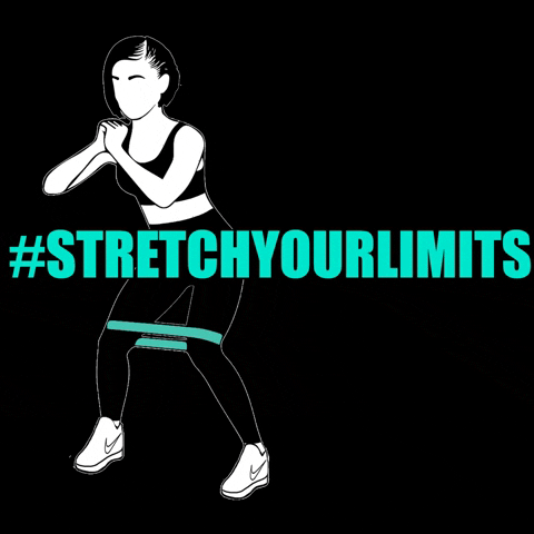 MADFITT workout resistance band booty band stretch your limits GIF