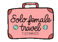 Wanderlust Luggage Sticker by TstoriesbyMariaKofou