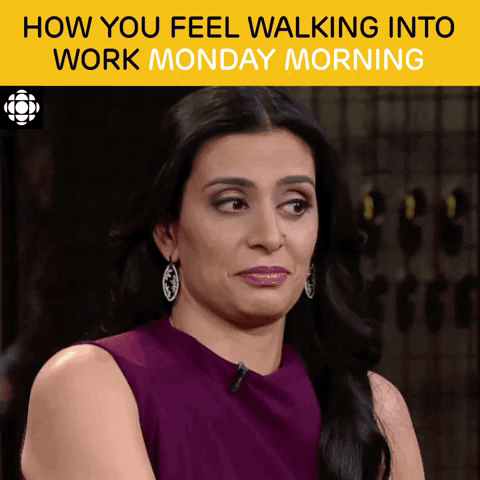 Tired Monday Morning GIF by CBC