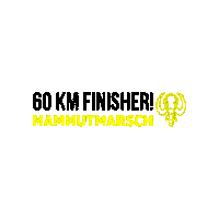 Wanderlust Finisher Sticker by Mammutmarsch