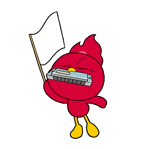 Waving Game Over Sticker