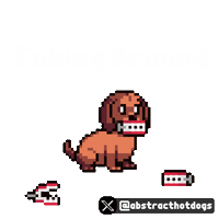 Dog Joking Around Sticker by HotDogs