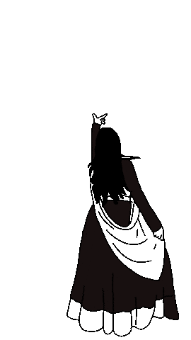 Dancing Girl Art Sticker