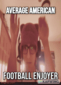 American Football Cat GIF