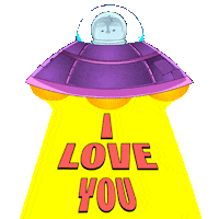Love You Wow Sticker by Pudgy Penguins