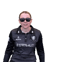 Wink Sunglasses Sticker by Somerset County Cricket Club