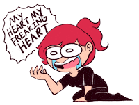 Feeling My Heart Sticker