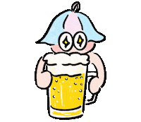 Drunk Beer Sticker