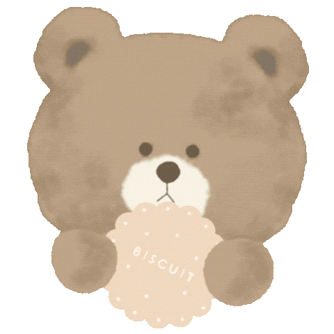 ふわくまこねこねクッキ Sticker by fuwakuma.yuco