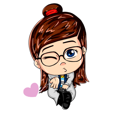 Girl Chibi Sticker by Mendelevium