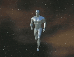 Running Man Retrofuturism GIF