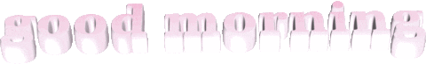 good morning text Sticker