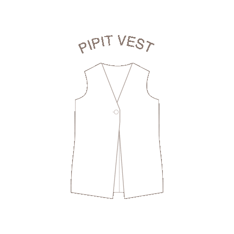 Sewing Vest Sticker by Common Stitch