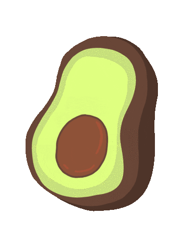 ashart giphyupload vegan avocado ashart Sticker