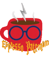 Harry Potter Coffee Sticker by HarrisCountyPL