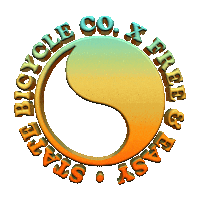 Yin Yang Bike Sticker by Free & Easy