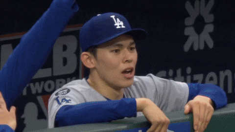 Celebrate Los Angeles Dodgers GIF by MLB