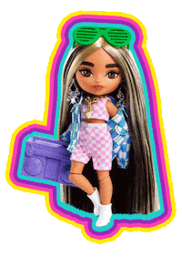 Fashion Rainbow Sticker by Barbie