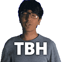 To Be Honest For Real Sticker