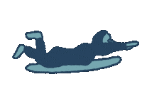Surf Waves Sticker