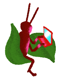 Bug Out Home Office Sticker by Juan Billy