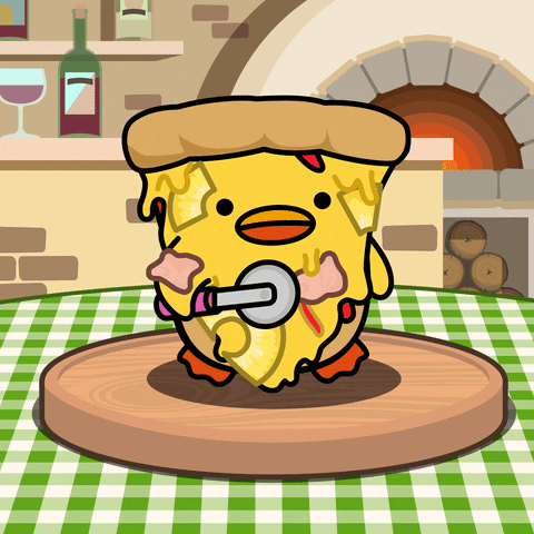 digitalducks stabby quacks digital ducks duck with knife GIF