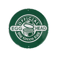 Egg Head Sticker by Big Green Egg Belux