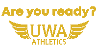 Are You Ready Gold Sticker by UWA Little Athletics Club