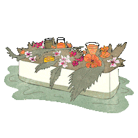 St Lucia Flower Sticker by Sugar Beach, A Viceroy Resort