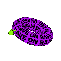 Rave Raving Sticker