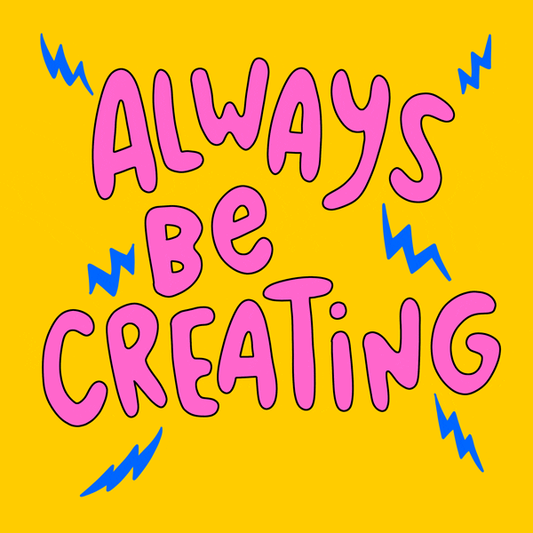 Artist Be Creative GIF by Sarah The Palmer - Find & Share on GIPHY