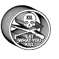 Skull Hunting Sticker by killshotlife