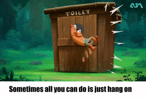 hang on waiting GIF by Aum