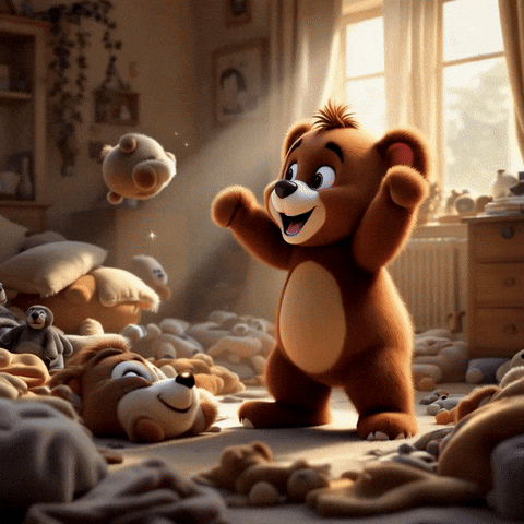 grizlor stress search panic frantic GIF