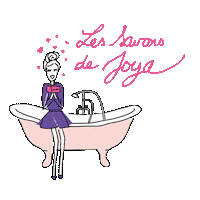 Girl Bath Sticker by Les savons de joya