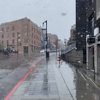 June Snowflakes Fall in Park City, Utah