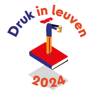 stadLeuven druk boeken leuven drukinleuven Sticker