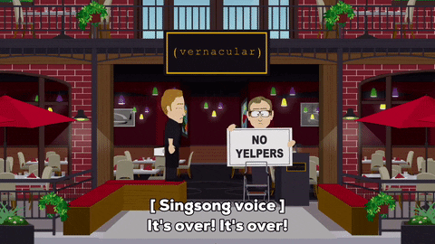 sign waiter GIF by South Park 